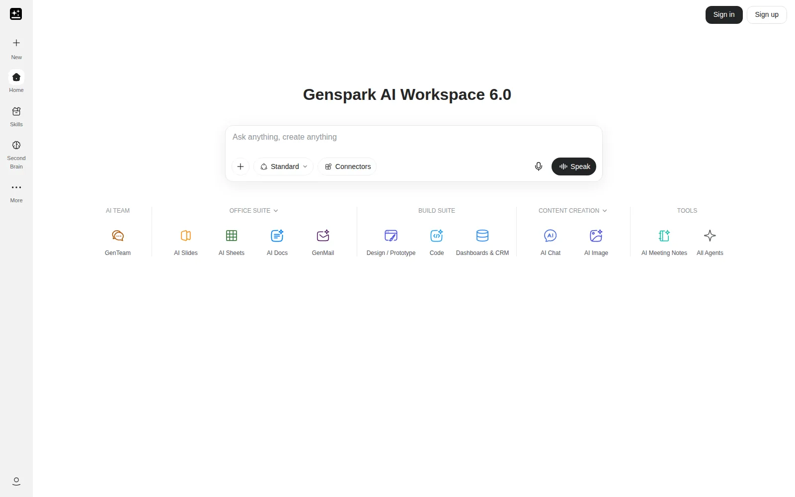 Genspark, as it looks on screen.