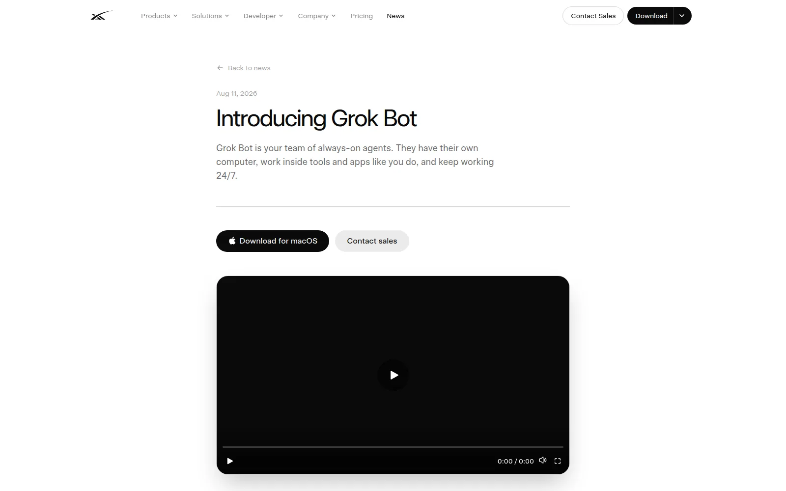 Grok Bot, as it looks on screen.